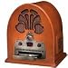 Cathedral Antique-Style CD Player in Paprika by Crosley Radio