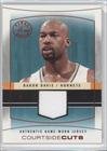 2003-04 Flair Final Edition Courtside Cuts Jerseys 175 #BD - Baron Davis/175