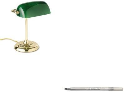 KITBICGSM11BKLEDL557BR - Value Kit - Ledu Traditional Incandescent Banker's Lamp (LEDL557BR) and BIC Round Stic Ballpoint Stick Pen (BICGSM11BK)