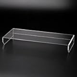 キーボード収納式液晶モニター台アクリルタイプ（透明）