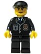 Police Officer (Black Cap) - LEGO City 2" Figure