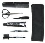 eBARBERSHOP 5 Piece Moustache Grooming Kit With Choice Of Wax In Hard Or Soft Tube by eBarbershop