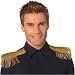 Colonial Epaulettes w Fringe Costume Military Accessory