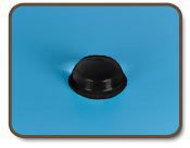 Small Parts Company SPCBS-02 Self-Adhesive Rubber Feet, Black, 0.44