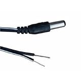 New (10pcs) Security Camera DC Male Power Plug Pigtail Cable 1 Feet