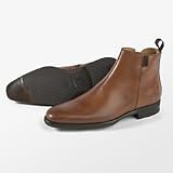 Vibram\reg; Sole Italian Leather Zip-Up Boot