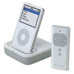 Belkin TuneCommand AV Dock with Remote for iPod with Dock Connector (White)