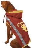 Collegiate Licensed Product Dog Pet Slicker Raincoat University of Southern California Trojans - L
