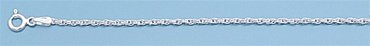 Sterling Silver Loose Rope Anklet - 10 in Length