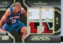 2009 Upper Deck Black Authentic Al Horford Quad Game-Worn Jersey Card