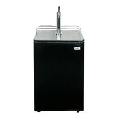 Summit : SBC500B 24 Freestanding Full Keg Beer Dispenser with Manual Defrost - Black