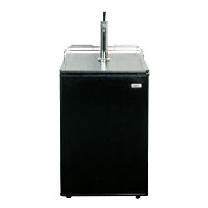 Summit SBC500B 24 Freestanding Full Keg Beer Dispenser with Manual Defrost