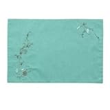 Lenox Chirp Embroidered Placemats, Set of 4, Aqua Lenox Chirp Embroidered Placemats, Set of 4, Aqua