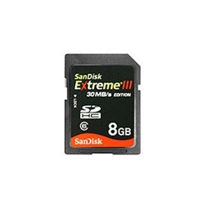 Sandisk SDSDX3-008G-A31 8GB Extreme III SD Card