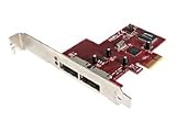 StarTech.com 2 Port PCI Express eSATA Dual Profile Card - Storage controller - 2 Channel - SATA-300 low profile - PCI Express x1
