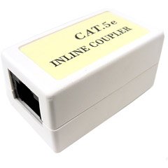 Cables Unlimited UTP-2205 CAT-5e RJ45 8P8C Coupler (2 Inch, White, Gray)