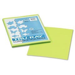 Riverside Paper Tru-Ray(R) Construction Paper, 9in. x 12in. Brilliant Lime