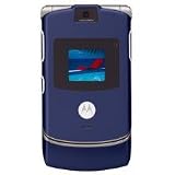 New Unlocked Motorola V3 Razr Blue (No Contract)