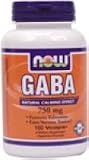 Now Foods GABA (750mg - 100 Vegetarian Capsules)