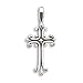 Oxidized Cross Slide Pendant