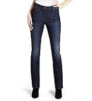 Petite Body Shape Denim Eva Straight Leg Jeans