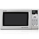 900 Watt 0.9 cu. ft. Convection Grill Microwave Oven in Silver by Sharp