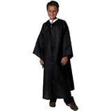 Black Dress Up Robe For Graduation Wizard Ghoul Witch