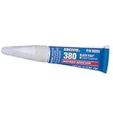 380 Black Max Instant Adhesive, Toughened Style: Cap. Wt.:3 g, Pkg Tube, Price for 10...
