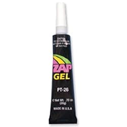 E.S.V. Zap Gel Instant Adhesive 0.70 oz. Tube