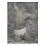 Sportaid, Hernia Truss Double, White, Measure Waist 35 Inches-41 Inches for Men, Medium - 1 ea