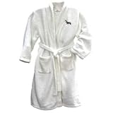 Review   / Chenille Bath Robe with Husky
