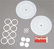 Dayton 6PY62 Pump Repair Kit, Fluid