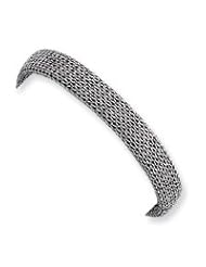 Sterling Silver Mesh Bracelet QG1088-7"