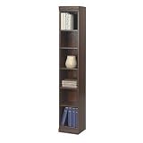 Safco WorkSpace Baby Bookcase Trim Kit, 12in W Walnut
