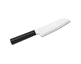 Rada Cutlery Cooks Utility Knife, Made in USA, Dishwasher Safe Black Handle (W240)
