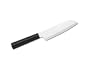 Rada Cutlery Cooks Utility Knife, Made in USA, Dishwasher Safe Black Handle (W240)
