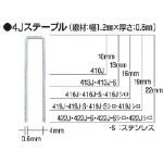 マックス タッカ用ステープル 肩幅４ｍｍ 長さ１３ｍｍ ５０００本入り 413J [その他]