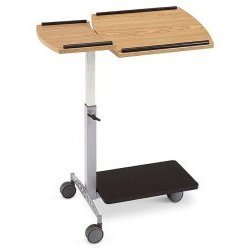 Kitchen: Laptop Computer Stand   Oak/ Silver