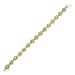 Yellow & Clear Cz Diamond Oscar 's Silver Bracelet
