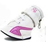 New Pink Fou-ma Booties Designer Shoes for Dogs Size 1