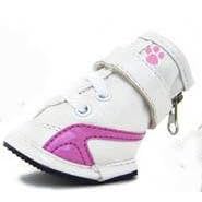 New Pink Fou-ma Booties Designer Shoes for Dogs Size 1