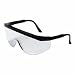 Office Products : Protective Glasses, Adjustable, 5 Positions, Black/Clear, Sold as 1 each