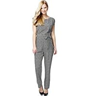 Cap Sleeve Cube Print Jumpsuit