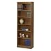 Safco 6-Shelf Veneer Baby Bookcase, 24-Inch W, Medium Oak