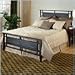 Hillsdale Rosewood Contemporary Panel Bed in Black Finish