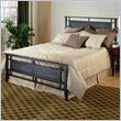 Hillsdale Rosewood Contemporary Panel Bed in Black Finish