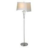 Adesso 3657-22 Taylor Floor Lamp, Satin Steel by Adesso