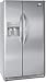 Frigidaire Professional Series PHS68EJSB 26.0 cu. ft. Side by Side Refrigerator with 3 Glass Shelves, 2 Humidity Controlled Crispers with Lighting and External 6 Button Ice/Water Dispenser