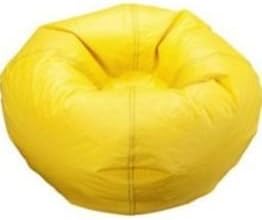 21 in. Round Bean Bag in Marigold