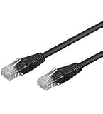 21Ov6t81k6L. SL160  BIGtec 10m CAT.5e Ethernet LAN Patchkabel Gigabit Netzwerkkabel Patch Kabel schwarz (RJ45, Cat 5e, Twisted Pair UTP, 1000 Mbit/s) 2 x RJ45 Stecker ideal für Switch , DSL Verbindungen , Patchfelder , Patchpanel , Router , Modem , Access Point und andere Geräte mit RJ45 Anschluß ,CAT Kabel KAT Kabel CAT5e